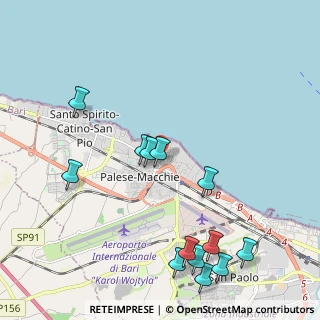 Mappa Via Alfredo Spilotros, 70128 Bari BA, Italia (2.61385)