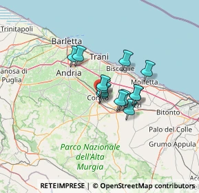 Mappa Via Gian Lorenzo Bernini, 70033 Corato BA, Italia (8.46385)