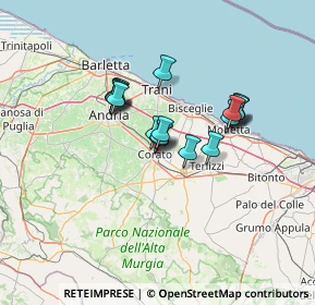 Mappa Via Gian Lorenzo Bernini, 70033 Corato BA, Italia (10.41706)