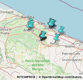 Mappa D'IMPERIO LEONARDO, 70033 Corato BA, Italia (8.49533)