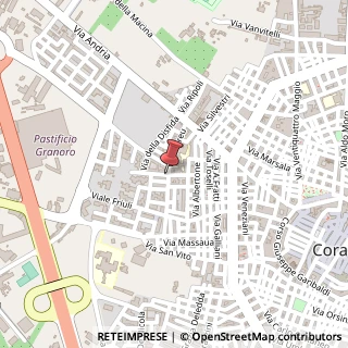 Mappa Via Mereu, 68, 70033 Corato, Bari (Puglia)