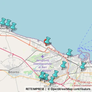 Mappa Via Colonnello Vito Nicola Picca, 70128 Bari BA, Italia (6.80333)