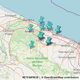 Mappa Via Raffaello, 70033 Corato BA, Italia (9.29214)