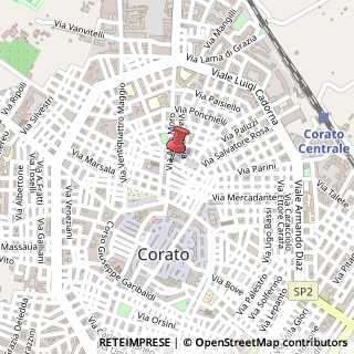 Mappa Via Raffaello, 7, 70033 Corato, Bari (Puglia)