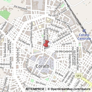 Mappa Via Rossini, 4, 70033 Corato, Bari (Puglia)