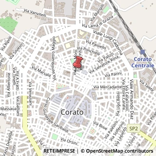 Mappa Via Aldo Moro Statista, 44, 70033 Corato, Bari (Puglia)