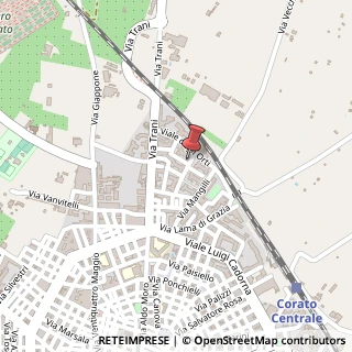 Mappa Via Padre Redentorista Vittorio Loiodice, 1, 70033 Corato, Bari (Puglia)