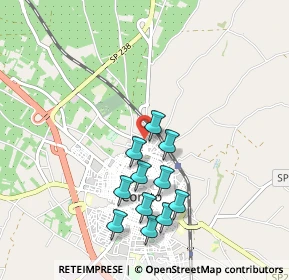 Mappa Via Beniamino Gigli, 70033 Corato BA, Italia (0.95545)