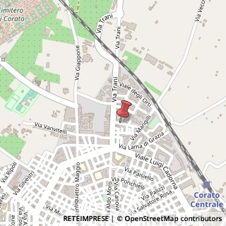 Mappa Via giacometti 26, 70033 Corato, Bari (Puglia)