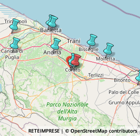 Mappa Viale Dei Lilla, 70033 Corato BA, Italia (18.00917)