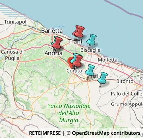 Mappa Viale Dei Lilla, 70033 Corato BA, Italia (8.36583)