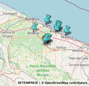 Mappa Viale Dei Lilla, 70033 Corato BA, Italia (9.12353)