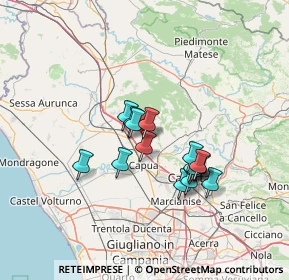 Mappa Via Lardino, 81041 Vitulazio CE, Italia (11.59063)