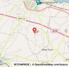 Mappa Strada Vicinale Mino, 70056 Molfetta BA, Italia (4.4215)