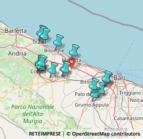 Mappa Strada Vicinale Mino, 70056 Molfetta BA, Italia (14.41053)