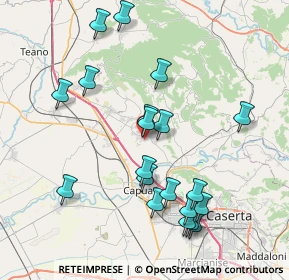 Mappa Via Luciani, 81041 Vitulazio CE, Italia (8.7015)