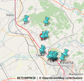 Mappa Via Luciani, 81041 Vitulazio CE, Italia (7.62267)