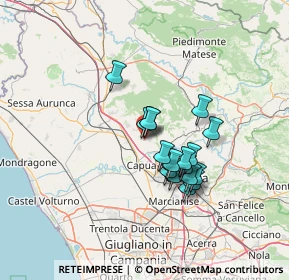 Mappa Via Luciani, 81041 Vitulazio CE, Italia (11.05722)