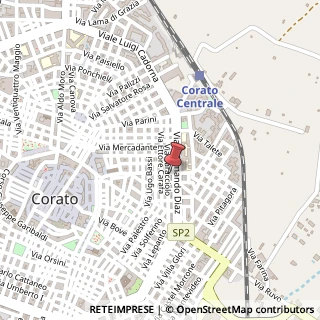Mappa Via Dante, 58, 70033 Corato, Bari (Puglia)