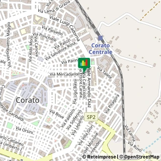 Mappa Via Mercadante, 62, 70033 Corato, Bari (Puglia)