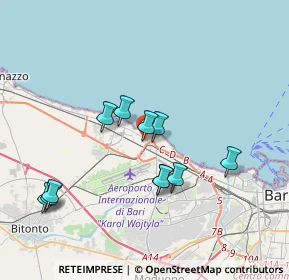 Mappa Strada del Quadrifoglio, 70128 Bari BA, Italia (3.77818)