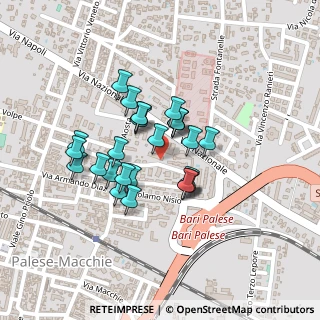 Mappa Strada del Quadrifoglio, 70128 Bari BA, Italia (0.17692)