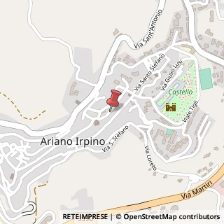 Mappa Via Guglielmo Marconi, 21, 83031 Ariano Irpino, Avellino (Campania)