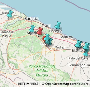 Mappa Via Masotti, 70033 Corato BA, Italia (16.28923)