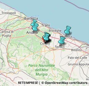 Mappa Via de Cristoforis, 70033 Corato BA, Italia (6.576)