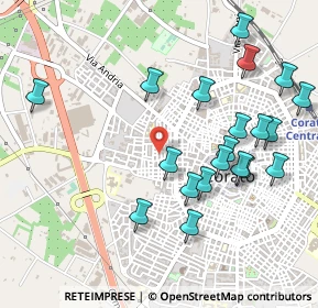 Mappa Via Masotti, 70033 Corato BA, Italia (0.583)