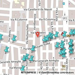 Mappa Via de Cristoforis, 70033 Corato BA, Italia (0.08929)
