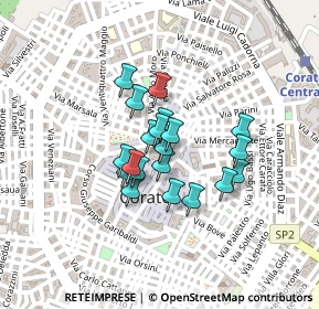 Mappa Corso Cavour, 70033 Corato BA, Italia (0.151)