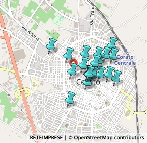 Mappa Via Leonello, 70033 Corato BA, Italia (0.3385)