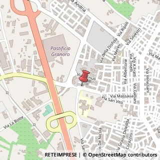 Mappa Via San Vito, 47, 70033 Corato, Bari (Puglia)