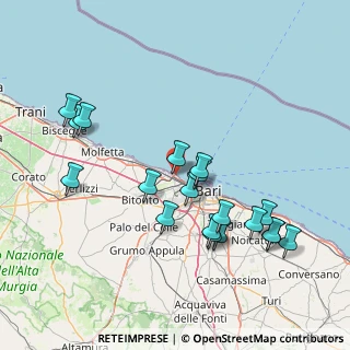 Mappa Via Pizzillo II traversa, 70128 Bari BA, Italia (17.02)