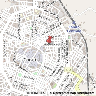 Mappa Via Farinata, 89, 70033 Corato, Bari (Puglia)