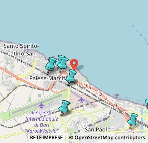 Mappa Strada Pizzillo Calò, 70128 Bari BA, Italia (2.55417)