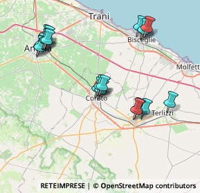 Mappa Via Donatello, 70033 Corato BA, Italia (9.0515)