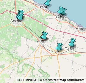 Mappa Via Donatello, 70033 Corato BA, Italia (9.813)