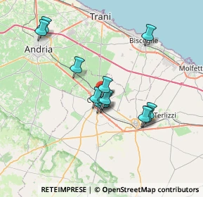 Mappa Via Donatello, 70033 Corato BA, Italia (6.24)