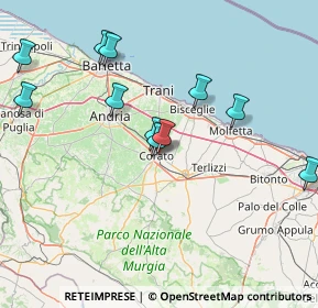 Mappa Via Botta Carlo, 70033 Corato BA, Italia (16.63364)