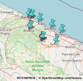 Mappa Via Botta Carlo, 70033 Corato BA, Italia (11.81917)