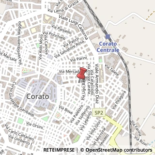 Mappa Via Dante, 25, 70033 Corato, Bari (Puglia)