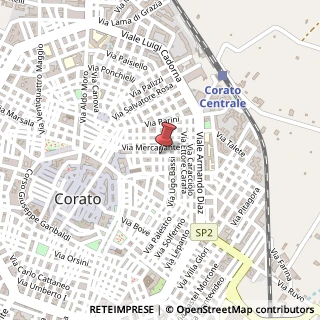 Mappa Via Verdi, 19, 70033 Corato, Bari (Puglia)