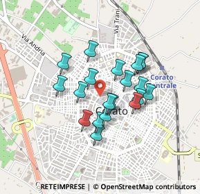 Mappa Vico Storto, 70033 Corato BA, Italia (0.359)