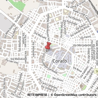 Mappa Corso Garibaldi, 11, 70033 Corato, Bari (Puglia)