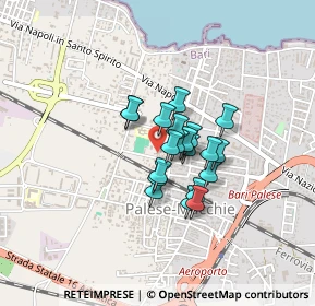 Mappa Via Tenente Leonardo Ranieri, 70128 Bari BA, Italia (0.2785)