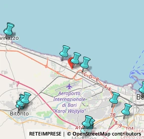 Mappa Via Tenente Leonardo Ranieri, 70128 Bari BA, Italia (6.846)