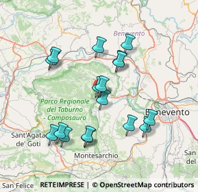 Mappa Via Variante, 82038 Vitulano BN, Italia (7.42118)
