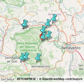 Mappa Via Variante, 82038 Vitulano BN, Italia (6.31)